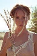 India Oxenberg in see  through