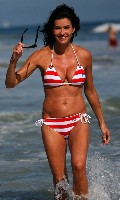Janice Dickinson in bikini