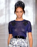 Joan Smalls in Paris Fashion Week: Nina Ricci Spring 2012 