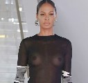 Joan Smalls in see  through