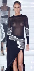 Joan Smalls in see  through