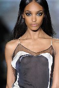 Jourdan Dunn in catwalk see through