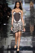 Jourdan Dunn in catwalk see through