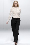 Julia Nobis in Paris Fashion Week