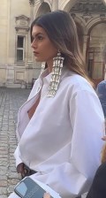 Kaia Gerber nude in nip slip