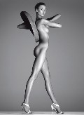 Karlie Kloss nude in Vogue IT
