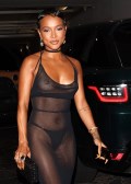 Karrueche Tran in see  through