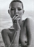Kate Moss nude in David Yurman ad