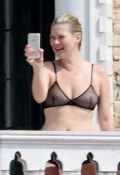 Kate Moss in see  through