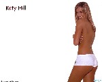 Katy Hill in wallpaper
