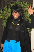 Kelly Rowland nude in see through