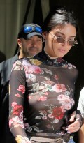 Kendall Jenner in see  through