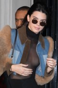 Kendall Jenner in see  through