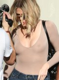 Khloe Kardashian in see  through