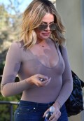 Khloe Kardashian in see  through