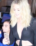 Khloe Kardashian in see  through