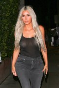 Kim Kardashian in see  through