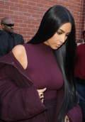 Kim Kardashian in see  through