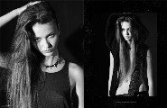 Kristina Romanova nude in topless photoshoot