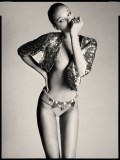 Candice Swanepoel nude in topless photoshoot