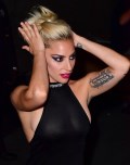 Lady GaGa in see  through