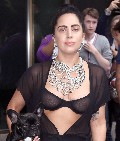 Lady GaGa in see  through