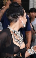 Lady GaGa in see  through