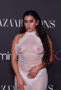 Lauren Jauregui in see  through