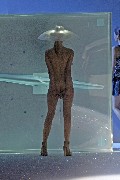 Leah DeWavrin nude in Hussein Chalayan Runway Show