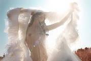 Lesly Masson nude in topless photoshoot