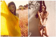 Lesly Masson nude in topless photoshoot