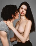 Lily McMenamy nude in i-D