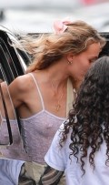 Lily-Rose Depp in see  through