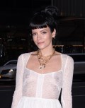 Lily Allen in see  through