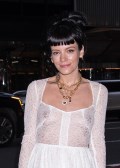 Lily Allen in see  through
