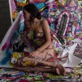 Lina Esco nude in body paint
