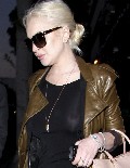 Lindsay Lohan in see through
