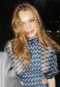 Lindsay Lohan in see  through