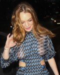 Lindsay Lohan in see  through
