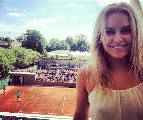 Lindsey Vonn in French Open Twitpic