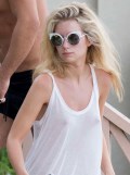 Lottie Moss in see  through