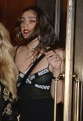 Lourdes Leon  in see  through