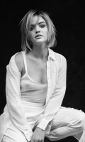 Lucy Hale in see  through