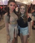 Madison Beer in see  through