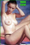 María Esteve nude in Topless sunbathing