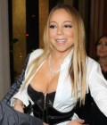 Mariah Carey in Areola slip