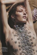 Marique Schimmel in Harper’s Bazaar AU