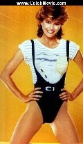 Markie Post in Workout outfits