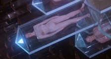 Mathilda May nude in Lifeforce