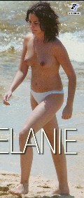 Melanie Olivares nude in Topless sunbathing